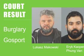 Lukasz Makowski, 39, of Cheriton Avenue in Southampton, and Eryk Kacper Phung Van, 20, of Knox Road in Cardiff, were both charged with burglary. 