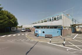 The incident took place at St Richards Hospital in Chichester. 