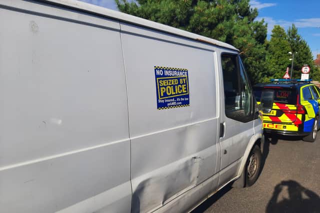 A motorist was caught driving a van on the M275 in Portsmouth without having a licence for over 20 years.