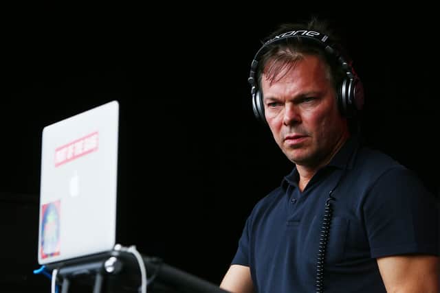 DJ Pete Tong performs during day 6 of the 2014 Australian Open at Melbourne Park on January 18, 2014 in Melbourne, Australia. (Photo by Graham Denholm/Getty Images)