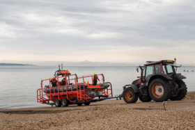Lifeboat crews from the Gosport And Fareham Inshore Rescue Service rescued a captain who suffered a serious injury aboard a ship near Cams Dock, He was rushed to hospital. 