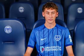 Pompey's new transfer arrival from Central Coast Mariners, Jacob Farrell. Pic: Portsmouth FC