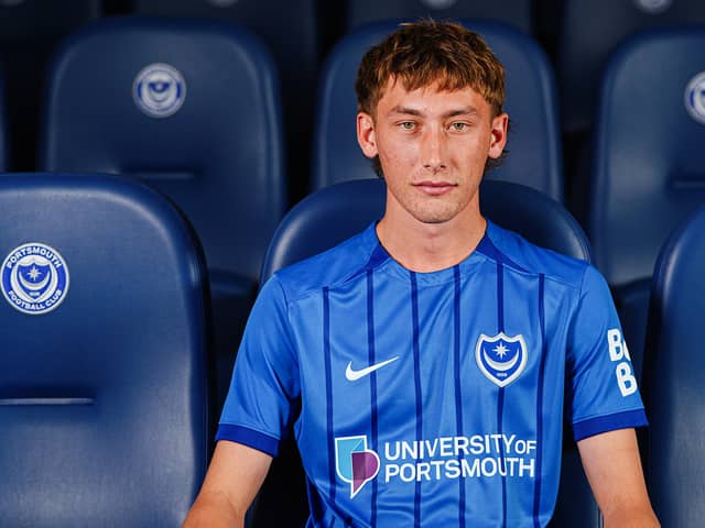 Pompey's new transfer arrival from Central Coast Mariners, Jacob Farrell. Pic: Portsmouth FC