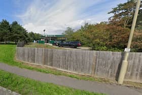 The road rage incident took place in Dell Piece West, Horndean, on July 25.