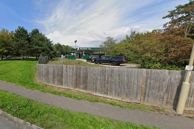 The road rage incident took place in Dell Piece West, Horndean, on July 25.