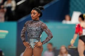 Take inspiration from Simone Biles dazzling gymnastics outfits for your summer swimwear