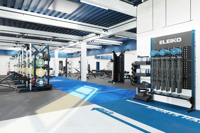 3D render by Eleiko of the Portsmouth Elite Athlete Centre (PEAC)