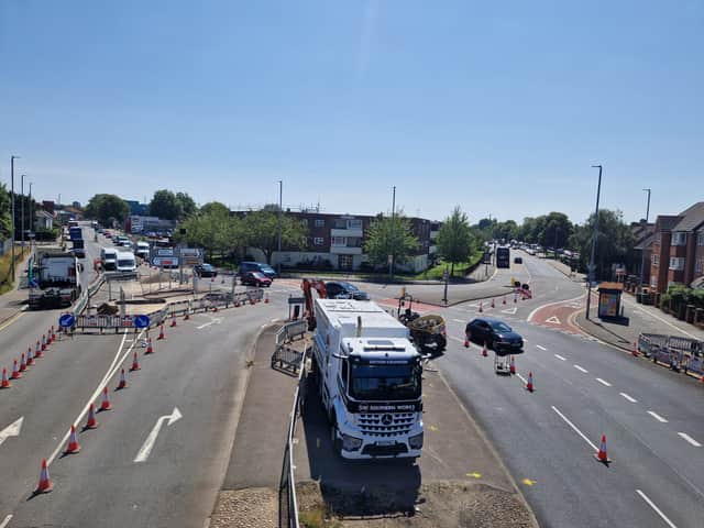 Lane closures in place in Hilsea while SGN carry out work to upgrade the gas network