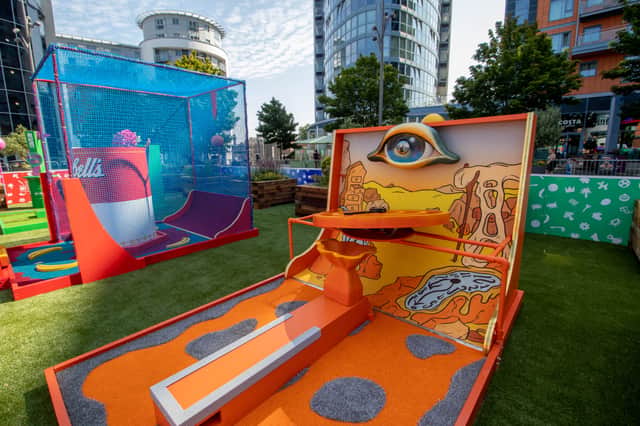 Quirky custom-built mini golf course inspired by famous artists opens