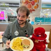 Anthony Zupnik, The world's biggest Wimpy fan has munched his way through all 61 of the chain's UK eateries - in just 31 days.
