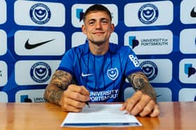 Elias Sorensen has completed his move to Fratton Park. Picture: Portsmouth FC