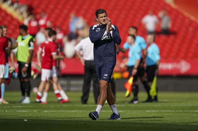 John Mousinho is optimistic over Josh Murphy's injury sustained at Charlton. Picture: Jason Brown/ProSportsImages
