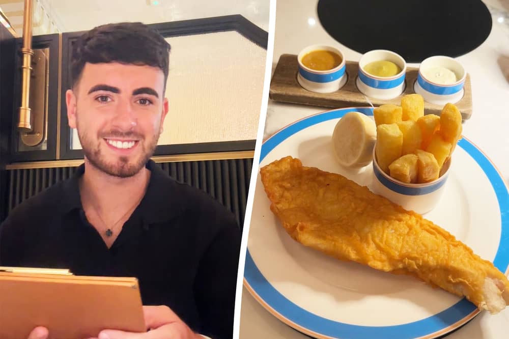 Callum Ryan tries the UK's most expensive fish and chips.