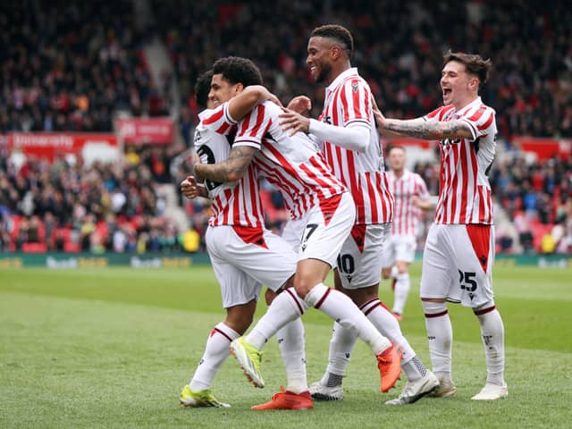 Million Manhoef is a doubt for Stoke City. The Potters could be without him against Portsmouth. (Image: Getty Images)