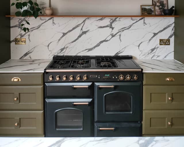 Louise Horton, 35, and her husband, Peter, 37, spent eight months transforming the kitchen in their house.