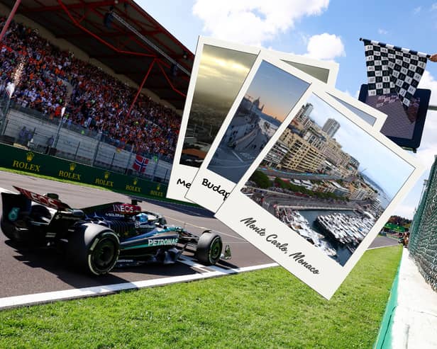 Where are some of the most ideal locations for a weekend getaway - that also are home to some of the circuits during the F1 season?
