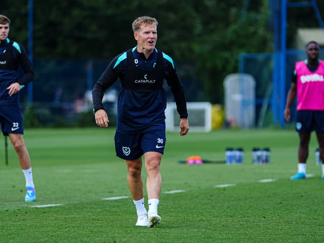 Pompey's Matt Ritchie has delivered a fitness message ahead of the Leeds United Championship opener. Pic: Portsmouth FC.