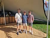 Corella enjoying the sunshine at Boardmasters