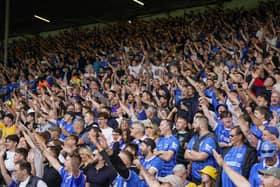 Pompey fans were in full voice on their side's Championship return at Leeds United - earning plaudits for their show of force.