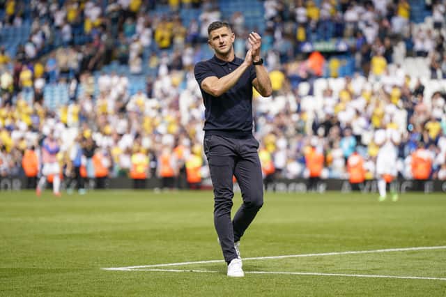John Mousinho was delighted with how his team responded to a tough start to earn an Elland Road point. Picture: Jason Brown/ProSportsImages
