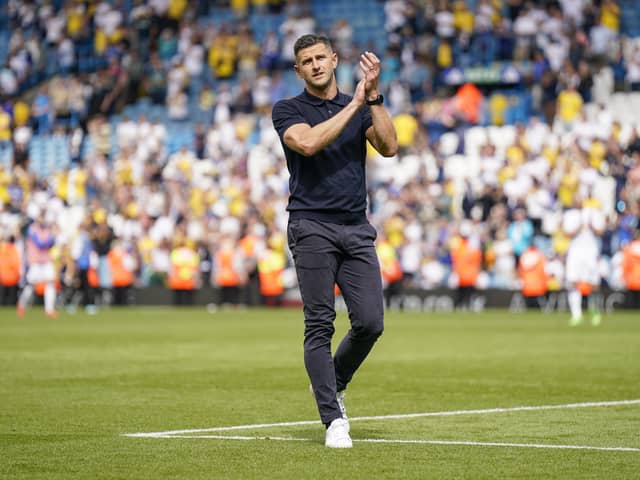 John Mousinho was delighted with how his team responded to a tough start to earn an Elland Road point. Picture: Jason Brown/ProSportsImages