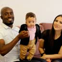 Marianna and Reuben Dawkins' son Caleb was born at just 26 weeks in Queen Alexandra Hospital in Portsmouth, going through a tough journey before coming home. Picture: Sarah Standing (250724-2512)