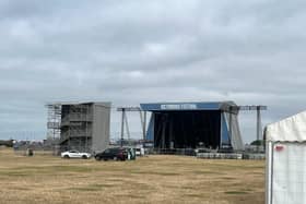 Southsea Common is being transformed as people get ready for Victorious Festival next week. 