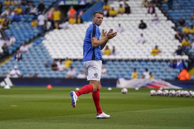 Conor Shaughnessy was forced to sit out Pompey’s 2-2 draw at Middlesbrough. (Image: Jason Brown/Camera Sport)