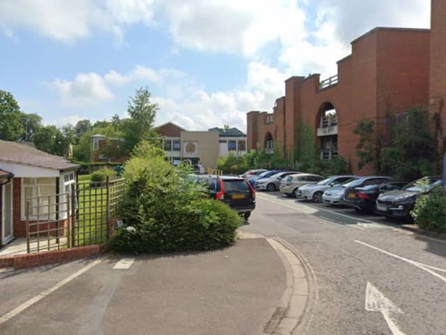 A 13-year-old girl has pled guilty to using or threatening unlawful violence following a protest outside a hotel in Aldershot