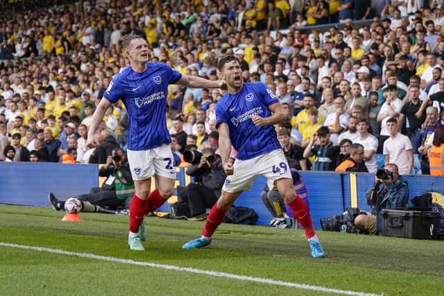 Pompey’s two-goal hero at Elland Road, Callum Lang, drops to the bench against Millwall. Picture: Jason Brown/ProSportsImages