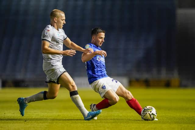 Tom Lowery collected a hamstring injury in the Carabao Cup defeat to Millwall. Picture: Jason Brown/ProSportsImages