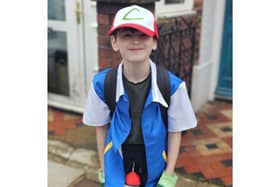 Declan Peers, 9, is taking part in the Pokémon World Championships in Hawaii this weekend. Picture: Fiona Peers