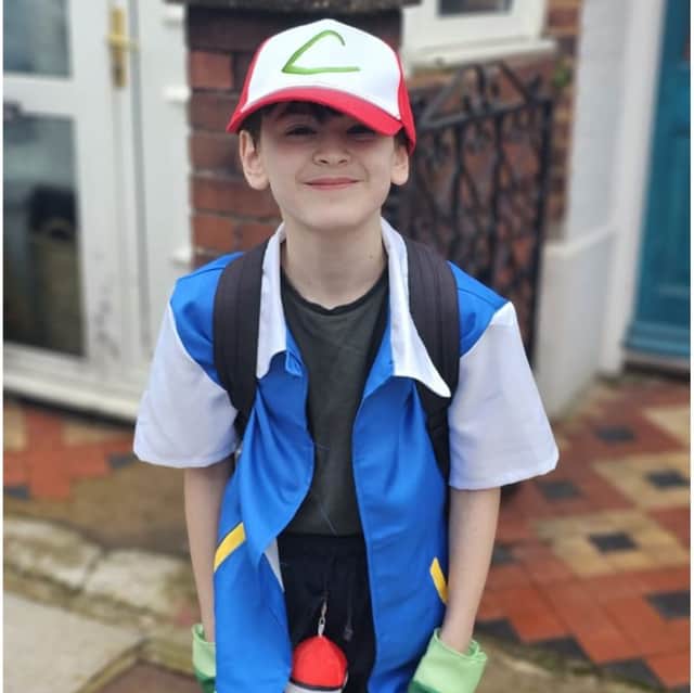 Declan Peers, 9, is taking part in the Pokémon World Championships in Hawaii this weekend. Picture: Fiona Peers