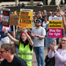 Around 500 people attended the unity rally on Saturday, August 10.