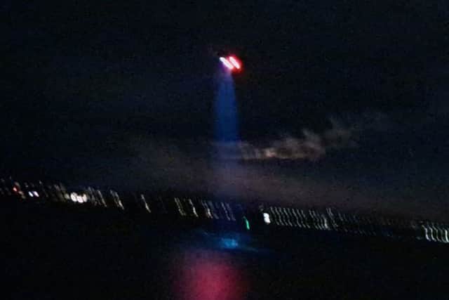 A search mission was launched last night following reports of a person getting into difficulty in the water near Portsmouth Harbour.