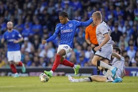 Pompey new boy Sammy Silvera impressed against Millwall after a quiet debut at Leeds United last weekend. Pic: Jason Brown/ProSportsImages