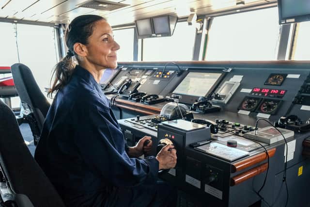 Julia Bradbury continues her journey aboard HMS Prince of Wales. It is showcased on the documentary Warship: Life in the Royal Navy.