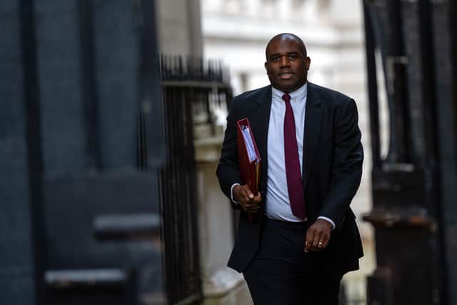 The Ministry of Defence has announced a major trade deal with Aukus allies worth £500m. Pictured is foreign secretary David Lammy.