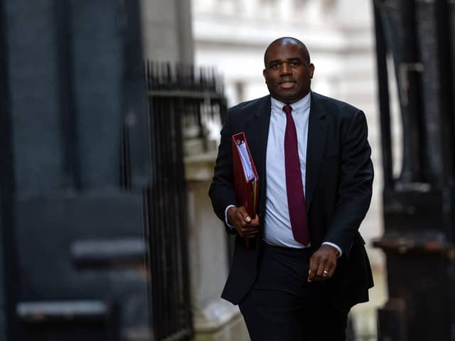 The Ministry of Defence has announced a major trade deal with Aukus allies worth £500m. Pictured is foreign secretary David Lammy.