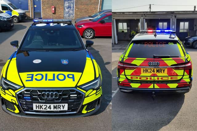 The Hampshire and Isle of Wight Roads Policing Unit has welcomed a new arrival to its fleet of cars - the Audi A6.