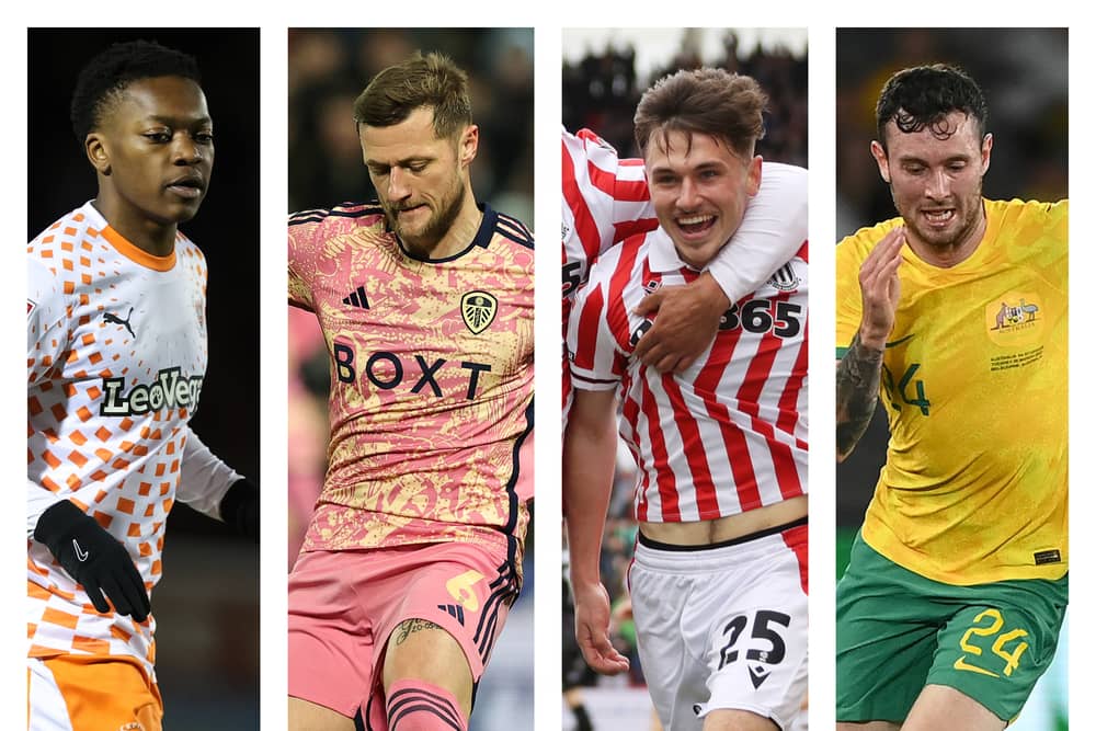 From left to right: Karamoko Dembele, Liam Cooper, Luke Cundle and Aiden O'Neill have all been linked with Pompey this summer.