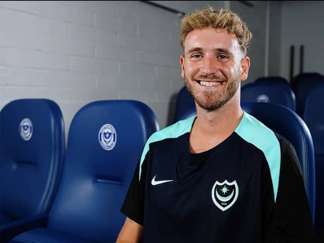 New Pompey keeper Nicolas Schmid.