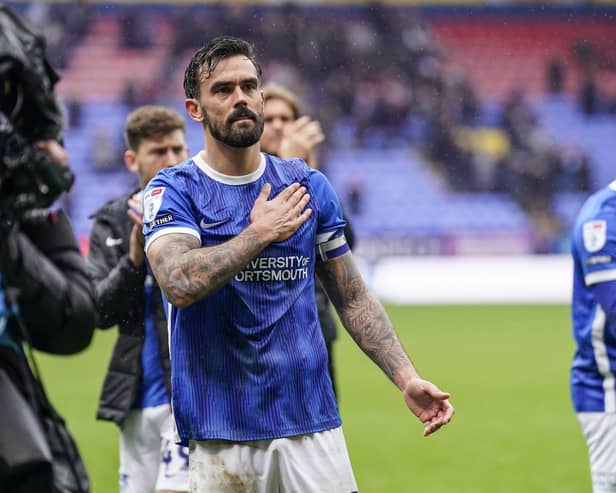 Pompey skipper Marlon Pack is among a quartet of Blues players named in the League One PFA team of the season.