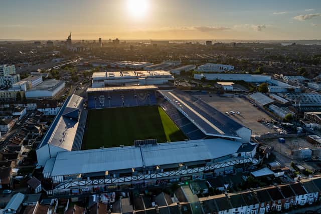 The spectacular drone images and video showcasing Fratton Park in all her glory with £12.5m renovations completed.
