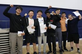 A group of friends are happy with the outcome of their hard work at The Portsmouth Academy
