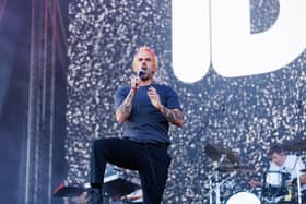 Vocalist of the band IDLES performing on the Common Stage Picture:Marcin Jedrysiak