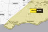 The MET Office have a yellow weather warning in place for rain on Saturday, August 24.