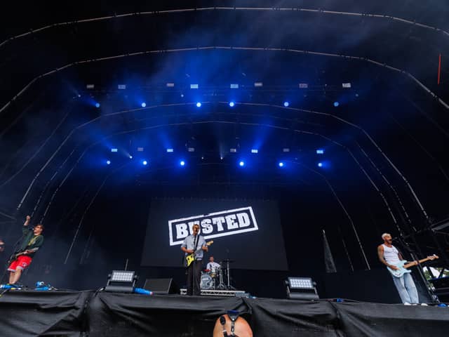 Surprise guest Busted wowed the crowds with a set of classic tunes.