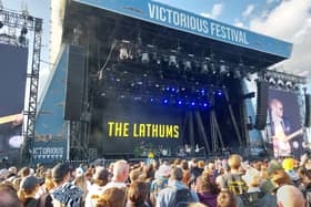The Lathums played to an excited crowd at the Common Stage, Saturday, August 24. 