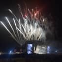 Fireworks at the end of Biffy Clyro's set at Victorious Festival 2024 in Portsmouth on Sunday, August 25.